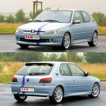 K.A.W. Tieferlegungsfedern für Peugeot 306 Limousine 1070-6050