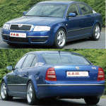 K.A.W. Tieferlegungsfedern für Skoda Superb 1090-8060