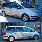 K.A.W. PlusKit Sportfahrwerk für Volkswagen Sharan 2080-8250